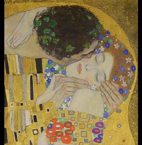 Masterpiece Maslak Resim - Klimt - Öpücük