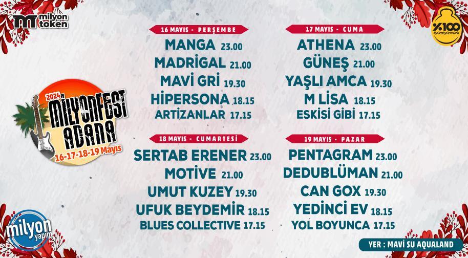 Milyonfest Adana 2024 – Dilediğin 1 Gün - VIP