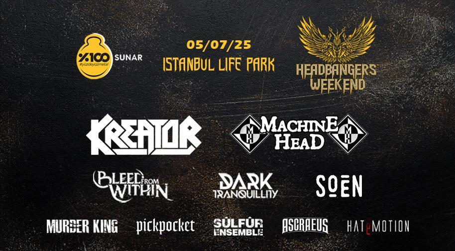 %100 Metal Sunar: Headbangers Weekend - Cumartesi