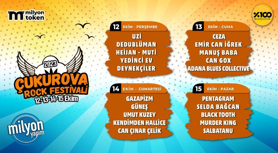 Çukurova Rock Festivali 2023 - Pazar