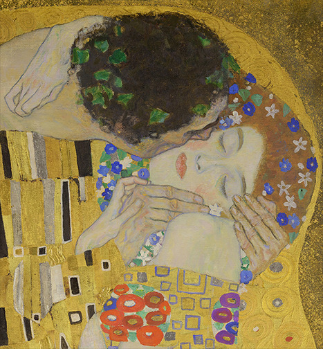 Masterpiece Maslak Resim - Klimt - Öpücük