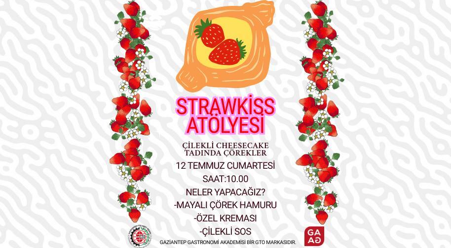 Strawkiss - Çilekli Cheesecake Tadında Çörekler